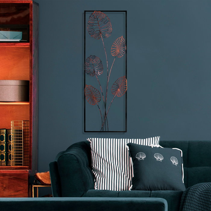 Wallity Strawberry 2 Escultura de pared de metal multicolor